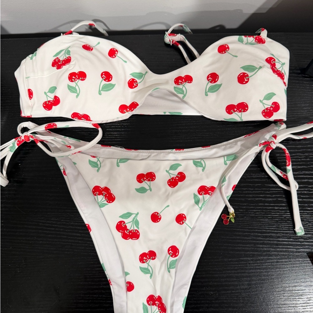 Aerie Cherry Print Swimwear